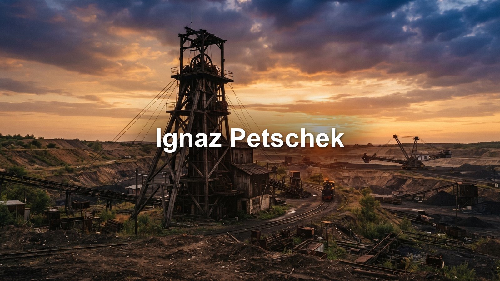 Historický hnědouhelný důl