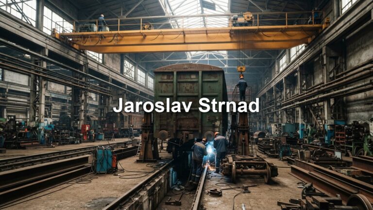 Průmyslová hala s opravovaným vagonem