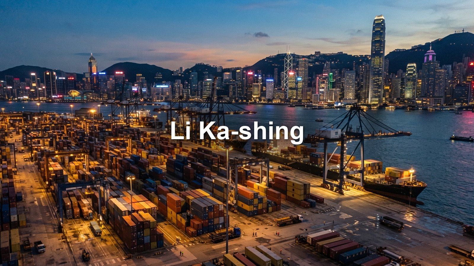Li Ka-shing: CK Hutchison, majetek, synové a spor o přístavy