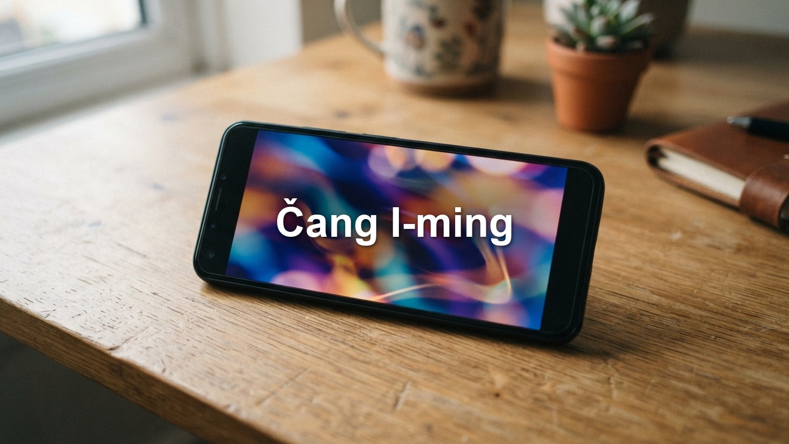 Chytrý telefon na stole