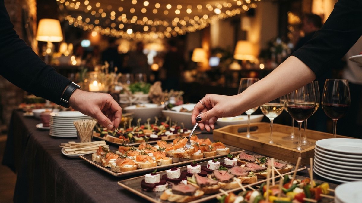 Catering na firemním večírku