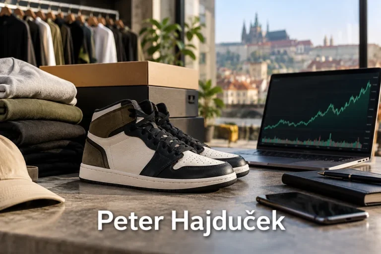 Tematické zátiší s nápisem Peter Hajduček.