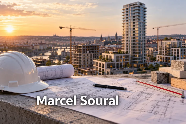 Tematické zátiší s nápisem Marcel Soural.
