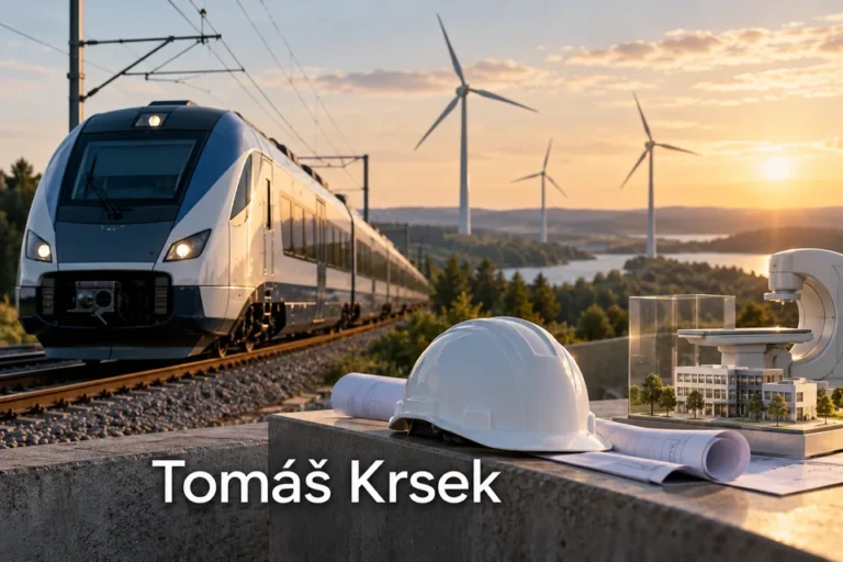 Tematické zátiší s nápisem Tomáš Krsek.