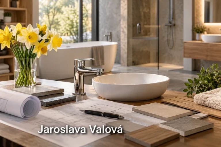 Tematické zátiší s nápisem Jaroslava Valová.