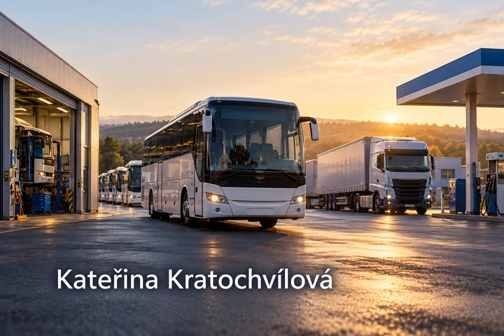 Tematické zátiší s nápisem Kateřina Kratochvílová.