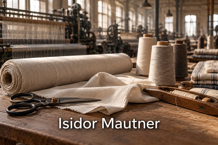 Tematické zátiší s nápisem Isidor Mautner.